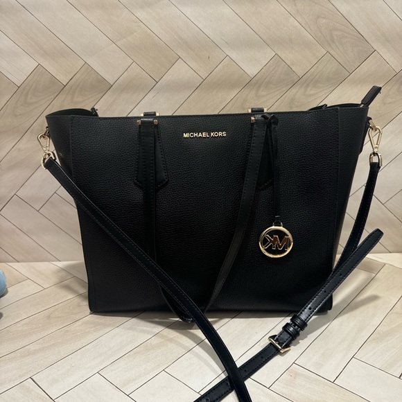 Michael Kors Lady Large Leather or PVC 3-in-1 Tote Crossbody Handbag Bag Purse - Picture 2 of 16